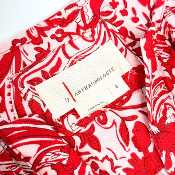 Anthropologie Somerset Mini Dress Red Paisley Size Small Retail: $150 ❤️👗✨ - Picture 10 of 16